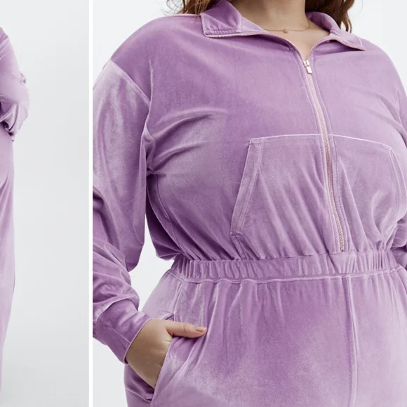 FABLETICS: NWT Velour Jumpsuit - Picture 3 of 6